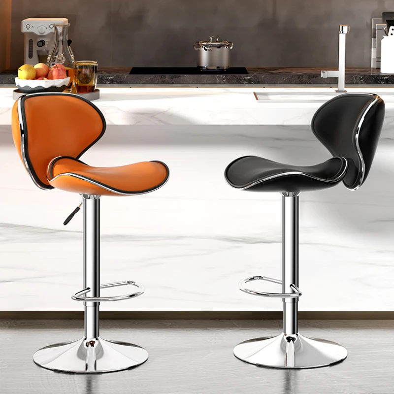 

Modern Rotating Bar Chair Design Counter Dinning Reception Kitchen Chair Island Barber Cadeira Chaise Sandalye Furniture HD50BY