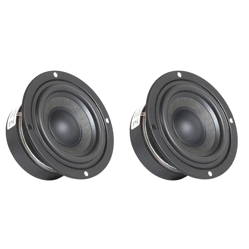 

2X 3 Inch Full Range Speaker Audio Speaker 4 Ohm 30W Hifi Speaker Stereo Mid-Bass Speaker DIY Home Amplifier Speaker