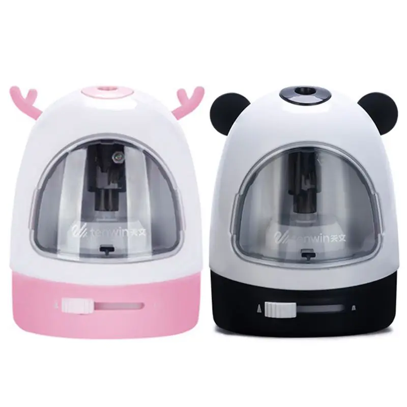 

Dropshipping Cute Electrical Pencil Sharpener for Round Hex Shaped Pencils Battery Operated