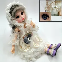 BJD Doll 30cm 16 Joints Movable 12 Inch Fashion Wedding Jacket Pants Set Doll Dress Up 3D Eyes Girl Toy DIY Decoration Gift New
BJD Doll 30cm 16 Joints Movable 12 Inch Fashion Wedding Jacket Pants Set Doll Dress Up 3D Eyes Girl Toy DIY Decoration Gift New