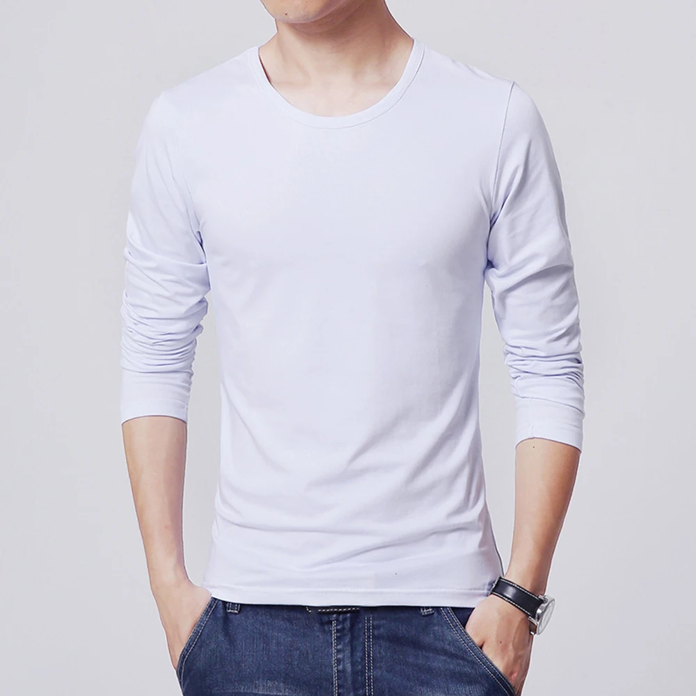 Mens Crew Neck Long Sleeve T-Shirts Solid Colour Casual Slim Fit T-shirt Fitness Sport Tops Comfortable Soft Bottom Shirt
Mens Crew Neck Long Sleeve T-Shirts Solid Colour Casual Slim Fit T-shirt Fitness Sport Tops Comfortable Soft Bottom Shirt