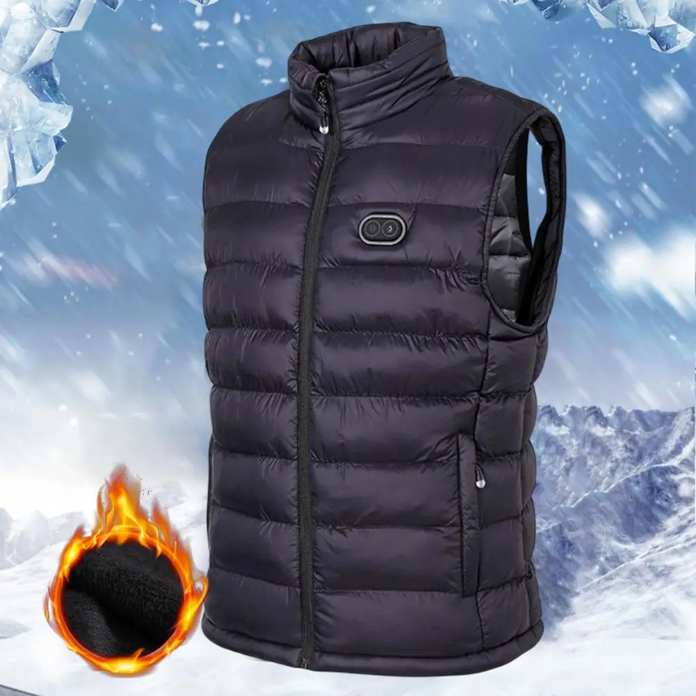 Useful Men Heating Waistcoat 3 Temperature Modes Coldproof USB Heating Vest Cotton Padded Massage Vest
Useful Men Heating Waistcoat 3 Temperature Modes Coldproof USB Heating Vest Cotton Padded Massage Vest