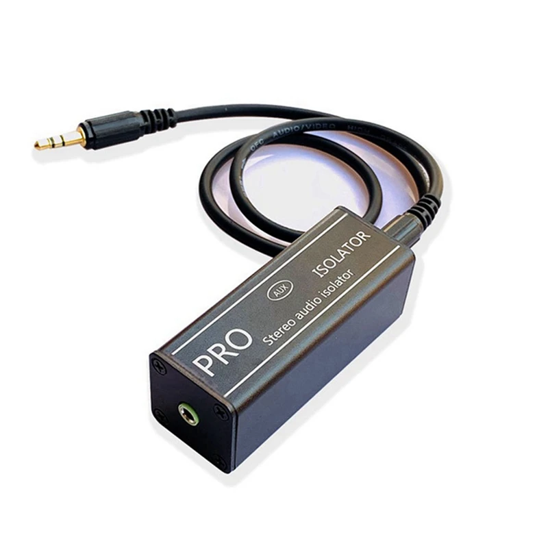 3.5Mm Audio Isolator Audio Cable Speaker Line Isolator For Car Stereo Audio System Gold-Plating Plug Stable Transmission
3.5Mm Audio Isolator Audio Cable Speaker Line Isolator For Car Stereo Audio System Gold-Plating Plug Stable Transmission