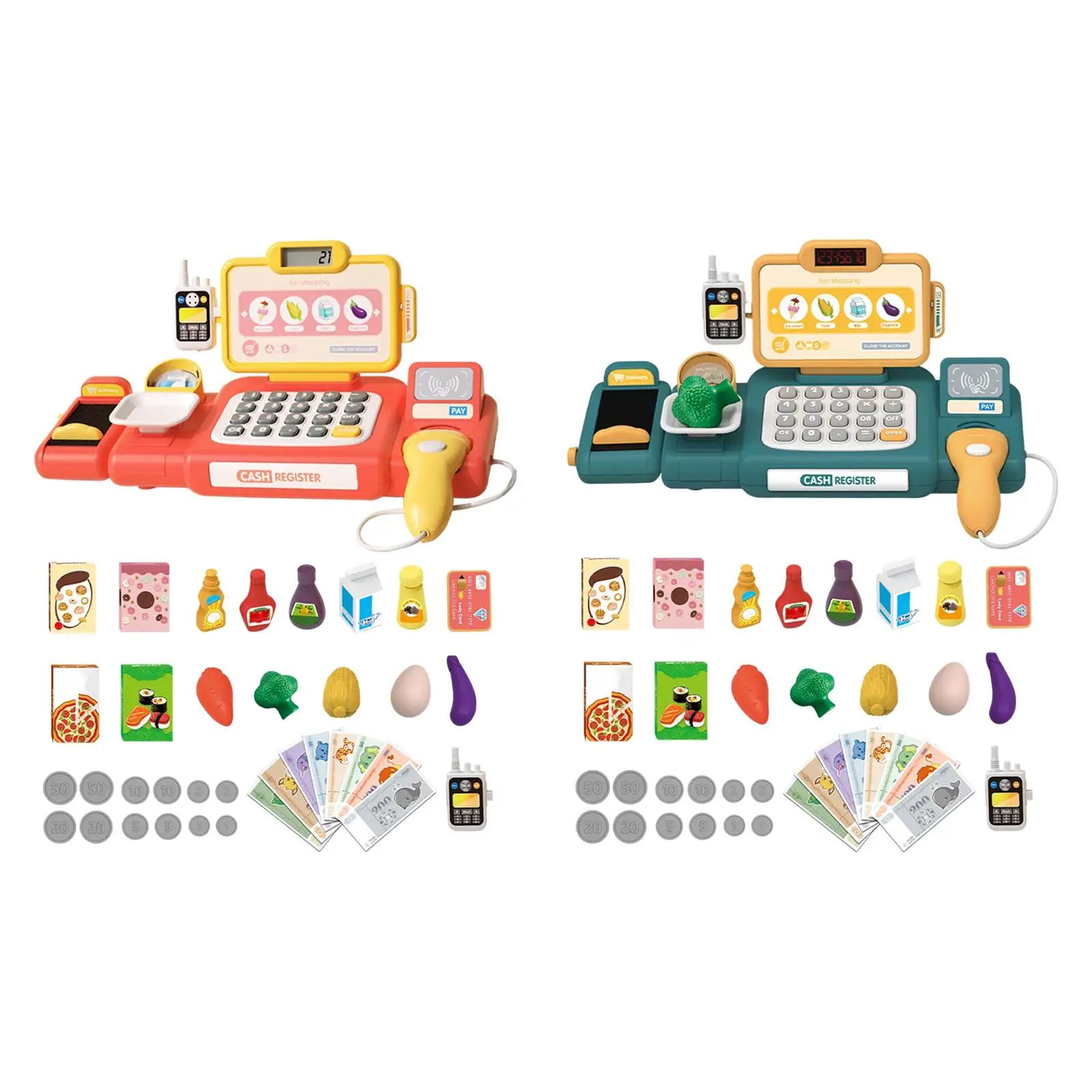 Kids Pretend Supermarket Playset Grocery Item Simulation Supermarket Cash Register Play House Toys for Ages 3 4 5 6 7 Girls Kids
Kids Pretend Supermarket Playset Grocery Item Simulation Supermarket Cash Register Play House Toys for Ages 3 4 5 6 7 Girls Kids