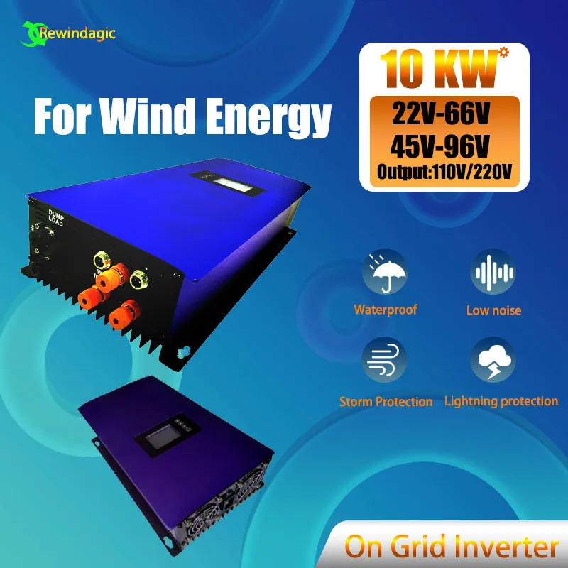 10000 Вт 10 кВт ветровой инвертор MPPT Power On Grid Tie с датчиком ограничения немодулированного синусоидального сигнала 110 В 220 В для генератора ветровой турбины 24 в 48 в
10000 Вт 10 кВт ветровой инвертор MPPT Power On Grid Tie с датчиком ограничения немодулированного синусоидального сигнала 110 В 220 В для генератора ветровой турбины 24 в 48 в