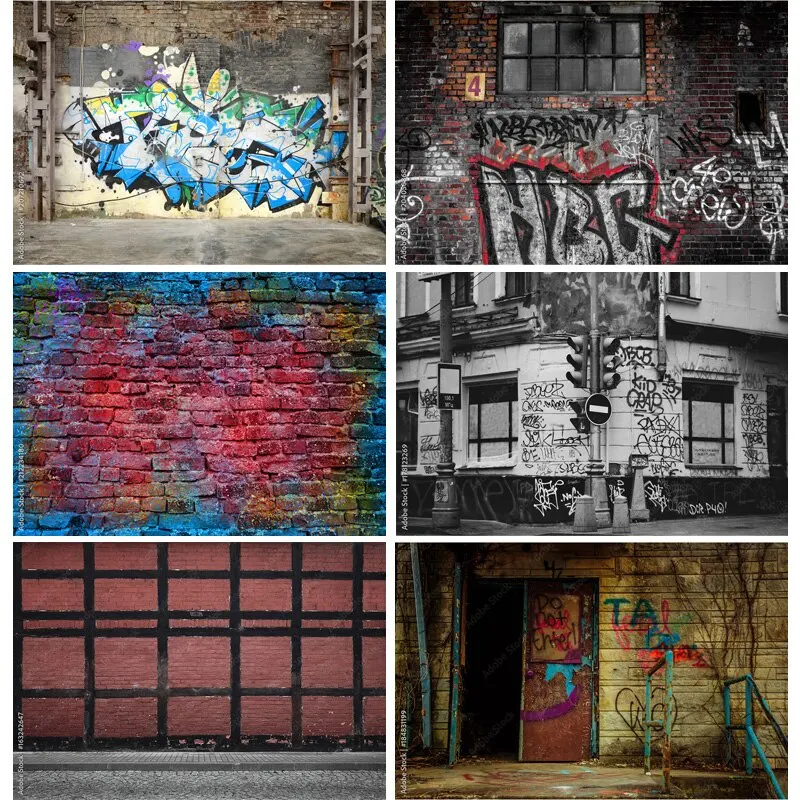 SHUOZHIKE Art Fabric Graffiti Photography Backdrops Studio Props Vintage Brick Wall Photo Photography Background SKT-01
SHUOZHIKE Art Fabric Graffiti Photography Backdrops Studio Props Vintage Brick Wall Photo Photography Background SKT-01