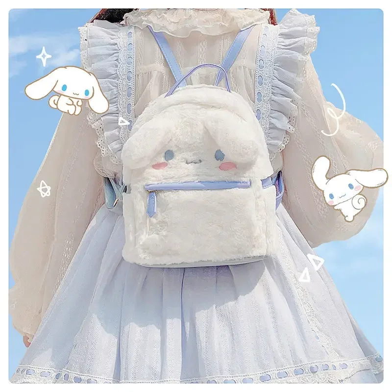 Женский рюкзак Sanrio Cinnamoroll, мультяшная милая сумка мелодия, детский пуш-рюкзак, милый рюкзак для девочек с сердечками
Женский рюкзак Sanrio Cinnamoroll, мультяшная милая сумка мелодия, детский пуш-рюкзак, милый рюкзак для девочек с сердечками