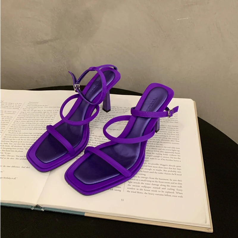 2023 New Summer Band Women Sandals Fashion Narrow Band Ankle Strap Ladies Gladiator Shoes Thin High Heel Dress Pumps Woman
2023 New Summer Band Women Sandals Fashion Narrow Band Ankle Strap Ladies Gladiator Shoes Thin High Heel Dress Pumps Woman