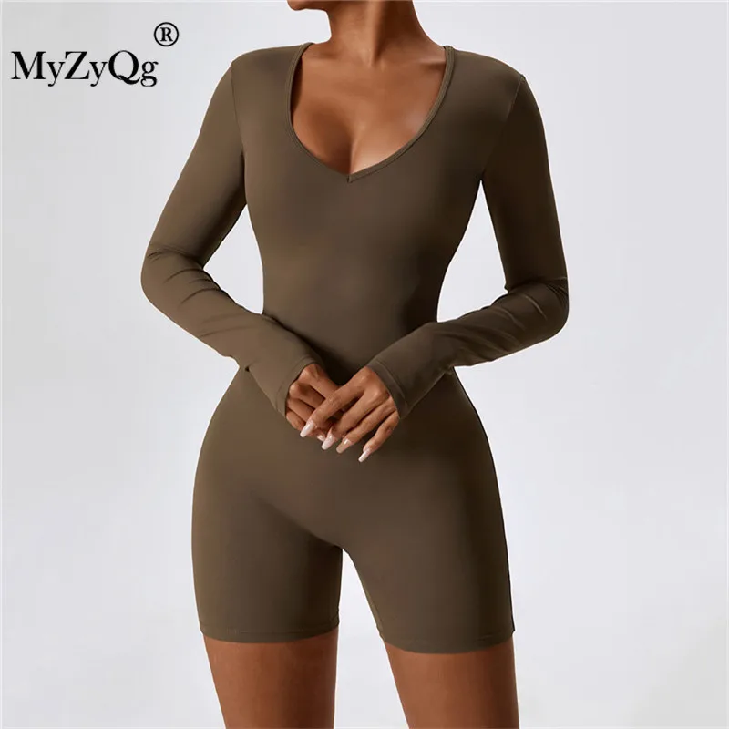 MyZyQg Women Long Sleeve One-piece Jumpsuit Ballet Dance Aerial Yoga Suit Fitness Sexy Bodysuit Female Romper Gym Sportswear
MyZyQg Women Long Sleeve One-piece Jumpsuit Ballet Dance Aerial Yoga Suit Fitness Sexy Bodysuit Female Romper Gym Sportswear