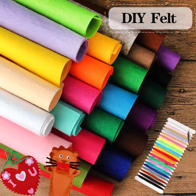 1pc Nonwoven Felt Fabric Handicraft Felt Patchwork Cloth For Kids DIY Scrapbooking Doll Letter Patches Crafts Home Decoration
1pc Nonwoven Felt Fabric Handicraft Felt Patchwork Cloth For Kids DIY Scrapbooking Doll Letter Patches Crafts Home Decoration