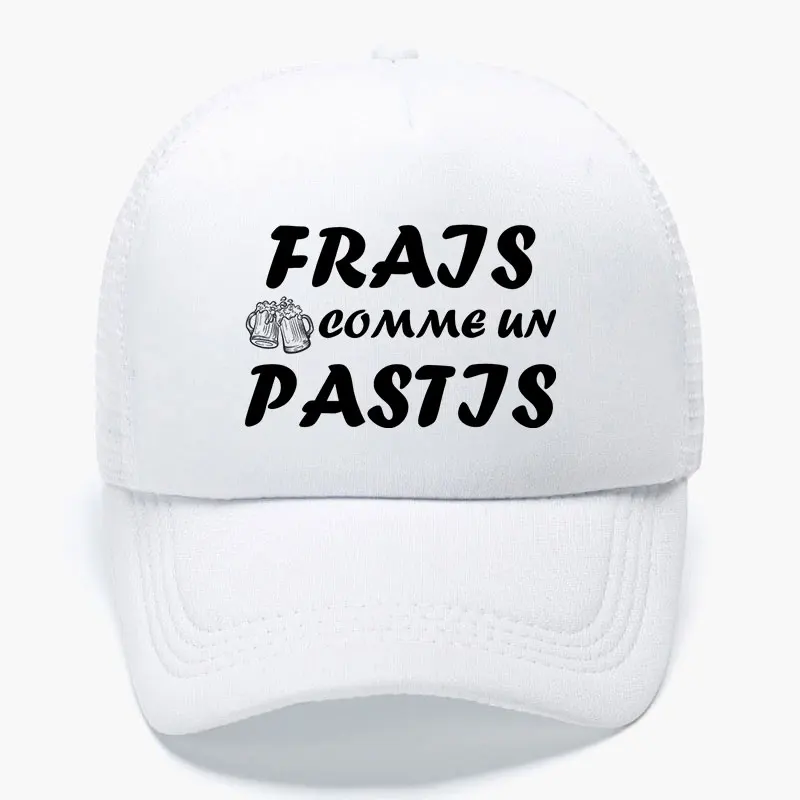 Fashion France Frais Comme Un Pastis Truck Cap Adult Daily Mesh Baseball Cap Woman Man Sun Visor Autumn Cap Printed Winter Hat
Fashion France Frais Comme Un Pastis Truck Cap Adult Daily Mesh Baseball Cap Woman Man Sun Visor Autumn Cap Printed Winter Hat