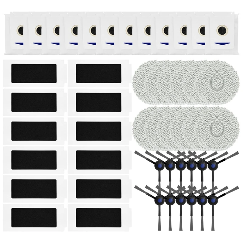 Compatible For Ecovacs Deebot T30 Pro/T30 Pro Omni/T30 Max Side Brush Heap Filter Mop Cloth Dust Bag Replacement Parts
Compatible For Ecovacs Deebot T30 Pro/T30 Pro Omni/T30 Max Side Brush Heap Filter Mop Cloth Dust Bag Replacement Parts