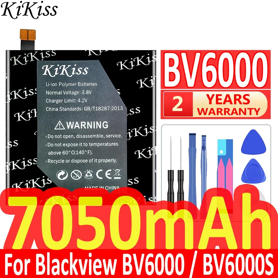 Литий-ионный полимерный аккумулятор KiKiss 7050 мАч для смартфона Blackview BV6000 BV6000S Phone V756161P
Литий-ионный полимерный аккумулятор KiKiss 7050 мАч для смартфона Blackview BV6000 BV6000S Phone V756161P