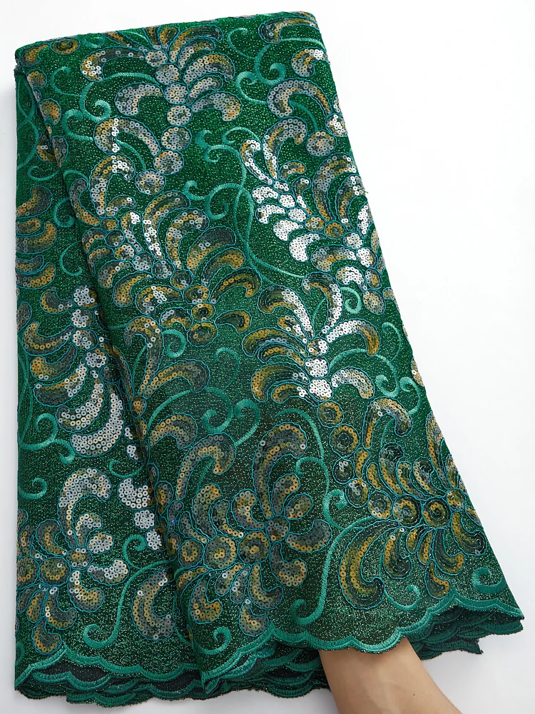 Zhenguiru African Sequins Velvet Lace Fabric High Quality Newest Nigerian Embroidery Wedding Party Dress Sewing A2868
Zhenguiru African Sequins Velvet Lace Fabric High Quality Newest Nigerian Embroidery Wedding Party Dress Sewing A2868