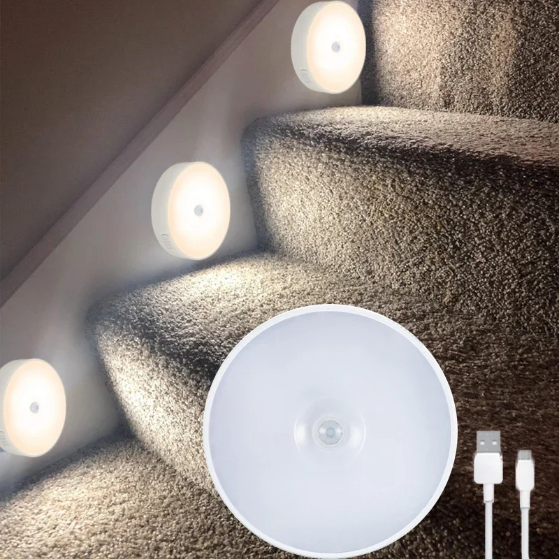 New Recharge LED Night Light PIR Infrared Sensor light USB 5V Cabinet Light Closet Wall Lamp for Home Bedroom Wardrobe Corridor
New Recharge LED Night Light PIR Infrared Sensor light USB 5V Cabinet Light Closet Wall Lamp for Home Bedroom Wardrobe Corridor