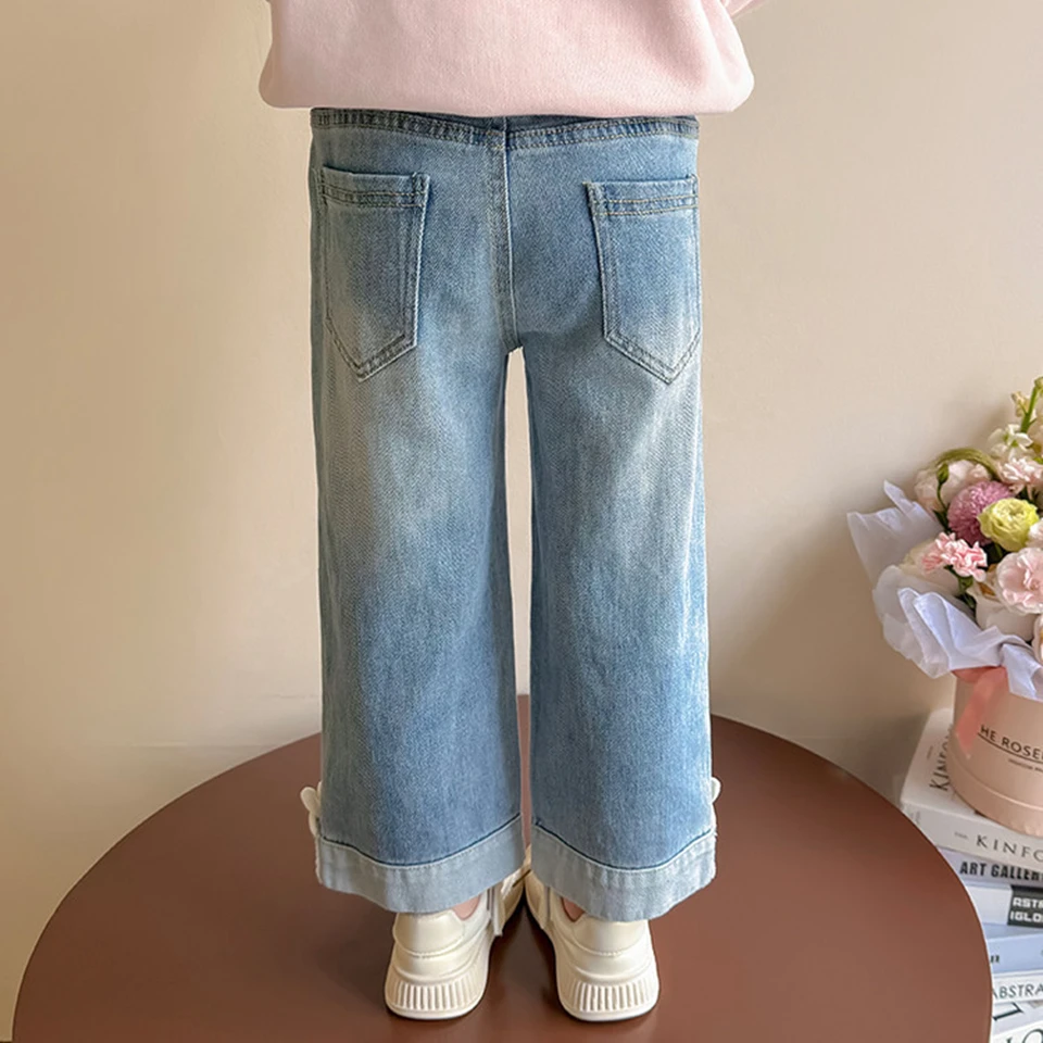 بنطلون جينز جديد للأطفال لعام 2026 مبطن بالصوف، سروال حراري دافئ للخريف والشتاء، بنطلون دنيم أنيق للفتيات، ملابس سفلية كاجوال للأطفال من 3-8 سنوات بنطلون جينز جديد للأطفال لعام 2026 مبطن بالصوف، سروال حراري دافئ للخريف والشتاء، بنطلون دنيم أنيق للفتيات، ملابس سفلية كاجوال للأطفال من 3-8 سنوات