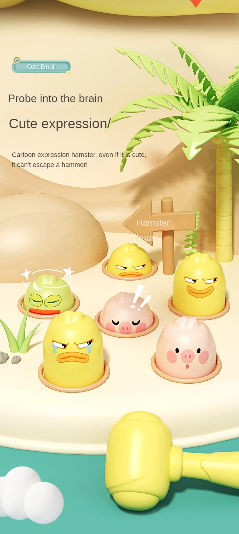 Juguetes de dibujos animados Montessori para bebés, regalo educativo de cumpleaños para niños pequeños, juego de golpear con tema Animal, juego de mesa martillado para padres e hijos Juguetes de dibujos animados Montessori para bebés, regalo educativo de cumpleaños para niños pequeños, juego de golpear con tema Animal, juego de mesa martillado para padres e hijos