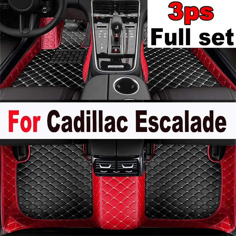 

Car Floor Mats For Cadillac Escalade Seven Seats 2007 2008 2009 2010 Custom Auto Foot Pads Carpet Cover Interior Accessories