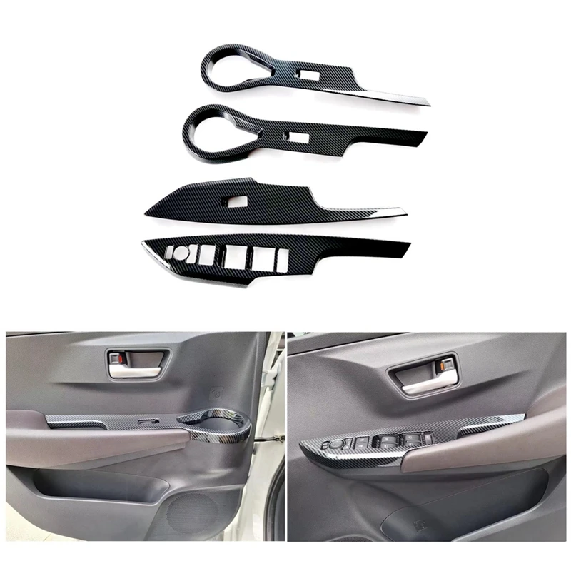 Для Toyota Yaris Ativ/Vios 2023 2024 RHD кнопка переключения стеклоподъемника автомобиля панель Крышка отделка Аксессуары ABS углеродное волокно
Для Toyota Yaris Ativ/Vios 2023 2024 RHD кнопка переключения стеклоподъемника автомобиля панель Крышка отделка Аксессуары ABS углеродное волокно