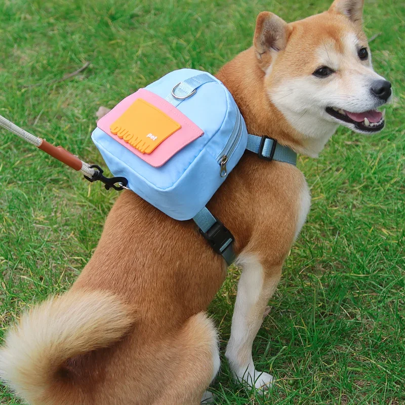 Dog Harness with Snack Bag for Small Dogs Toys Poop Bags Storage Backpack Adjustable Pet Harnesses Outdoor Supplies Wholesale
Dog Harness with Snack Bag for Small Dogs Toys Poop Bags Storage Backpack Adjustable Pet Harnesses Outdoor Supplies Wholesale
