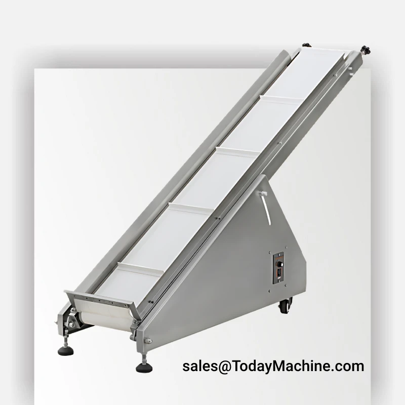 

Low cost Take away finished food grain product belt conveyor elevator bag output conveyor