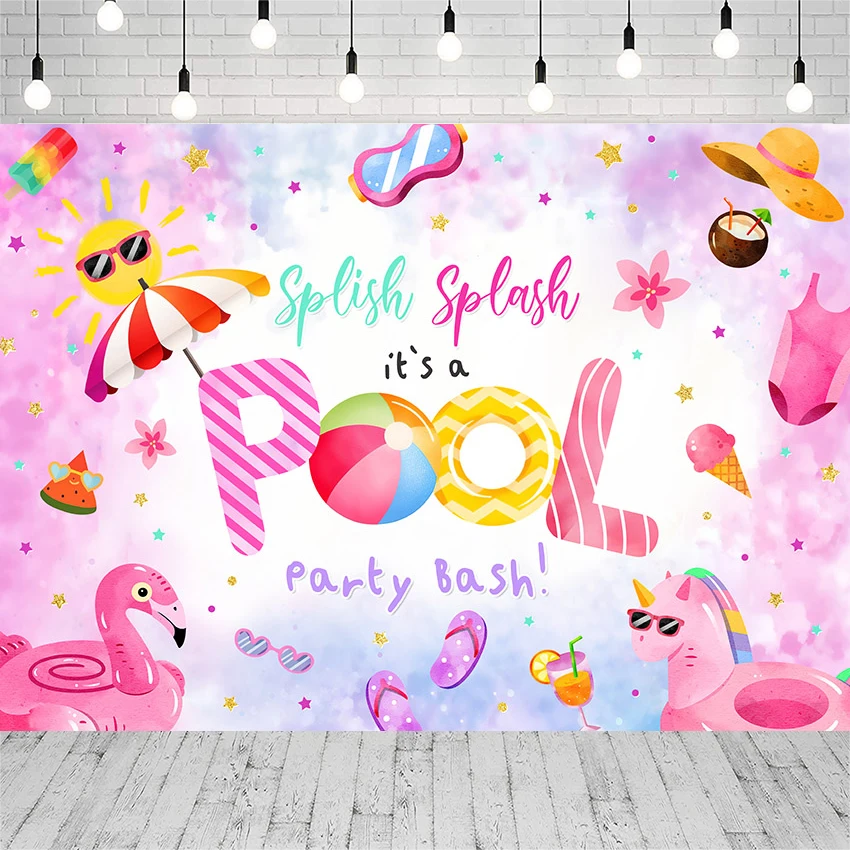 AIBIIN Pool Party Background Customizable Summer Backdrop Kids Adult Home Party Birthday Background decorations
AIBIIN Pool Party Background Customizable Summer Backdrop Kids Adult Home Party Birthday Background decorations
