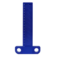 T-type Square Ruler Woodworking Scribe 160mm Hole Scribing ruler Drawing Marking Gauge Suitable for DIY Measuring Tools
T-type Square Ruler Woodworking Scribe 160mm Hole Scribing ruler Drawing Marking Gauge Suitable for DIY Measuring Tools