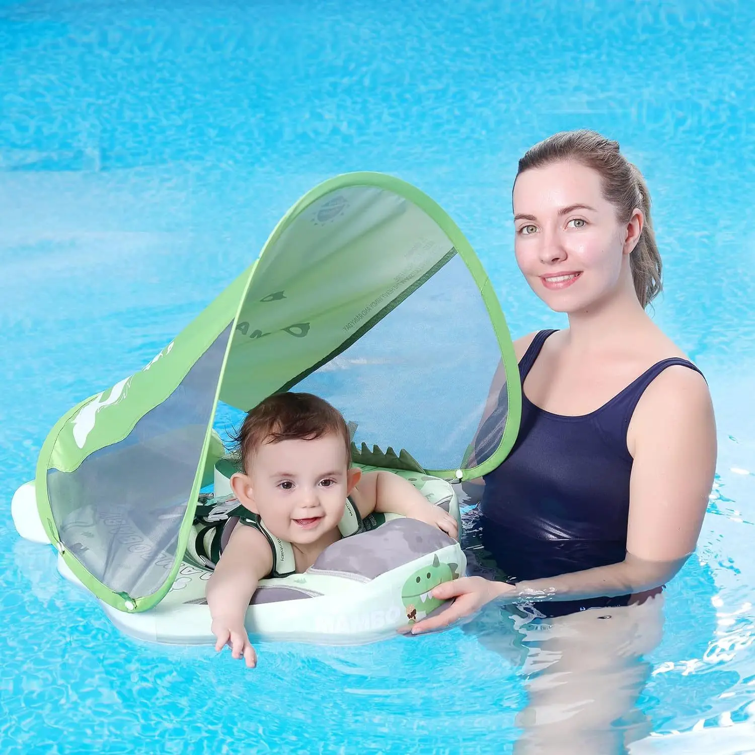 

New Baby Float Lying Swimming Rings Infant Waist Swim Ring Toddler Swim Trainer Non-inflatable Buoy Pool Accessories Toys