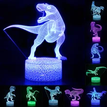 3D Dinosaur Series Night Light 7 Colors with Remote Controller Touch Button LED Desk lamp Toys Gift For kid Home Decoration
3D Dinosaur Series Night Light 7 Colors with Remote Controller Touch Button LED Desk lamp Toys Gift For kid Home Decoration