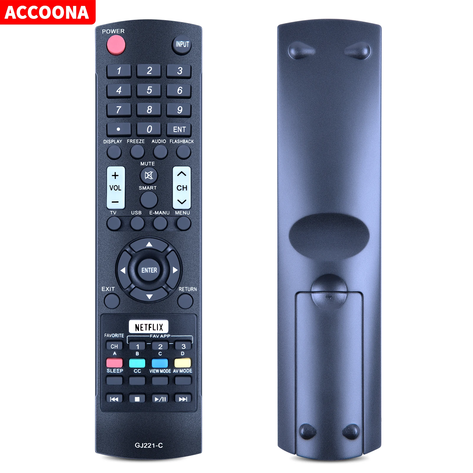 New GJ221-C TV Remote Control fits for Sharp LED HDTV LC43LE653U LC-43LE653U LC48LE653U LC-48LE653U LC32LE653U LC-32LE653U LC40L
New GJ221-C TV Remote Control fits for Sharp LED HDTV LC43LE653U LC-43LE653U LC48LE653U LC-48LE653U LC32LE653U LC-32LE653U LC40L