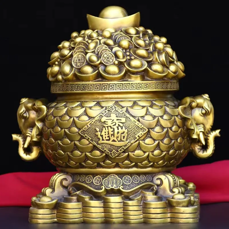 Brass Elephant Coin Bank Home Decoration Office Metal Decoration One Piece Dropshipping Practical Gift Brass
Brass Elephant Coin Bank Home Decoration Office Metal Decoration One Piece Dropshipping Practical Gift Brass