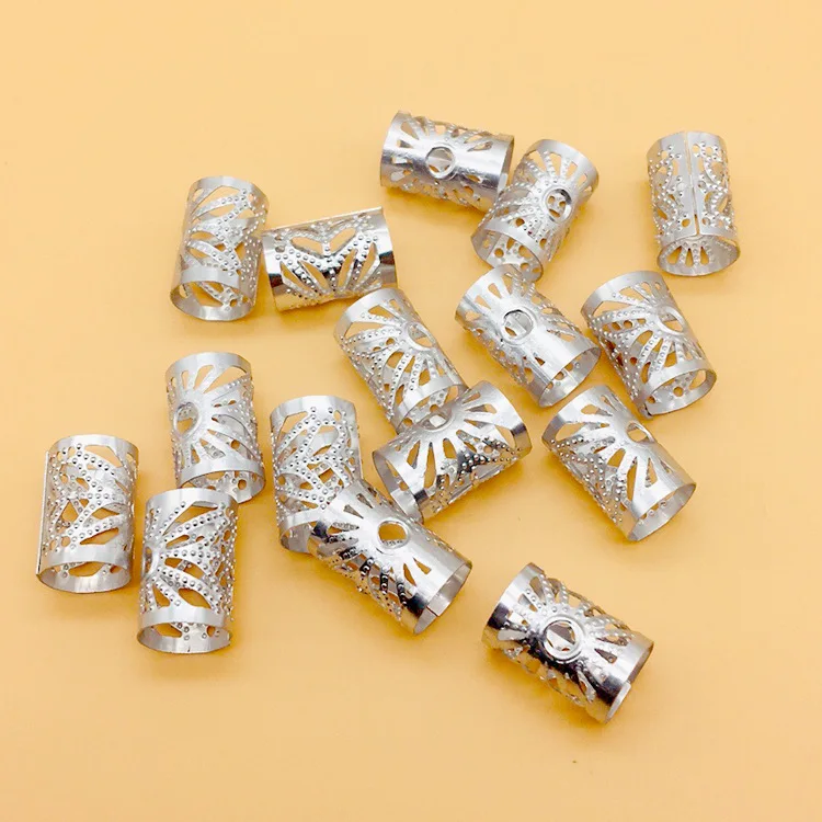 Gold Silver Mix Color 10x15mm Hollow Hair Tube Opening Adjustable Dreadlock Dread Braids Beads Cuffs Clip Styling Tool
Gold Silver Mix Color 10x15mm Hollow Hair Tube Opening Adjustable Dreadlock Dread Braids Beads Cuffs Clip Styling Tool