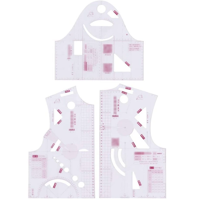 1:3 Cloth Design Ruler Transparent French Curve Ruler Measure Ruler Design Ruler Pattern Making For Doll Sewing Tool
1:3 Cloth Design Ruler Transparent French Curve Ruler Measure Ruler Design Ruler Pattern Making For Doll Sewing Tool