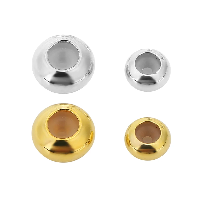30pcs Copper Spacer Stopper Beads With Silicone Rubber 6mm 8mm Big Hole End Beads For DIY Necklace Bracelet Jewelry Supplies
30pcs Copper Spacer Stopper Beads With Silicone Rubber 6mm 8mm Big Hole End Beads For DIY Necklace Bracelet Jewelry Supplies
