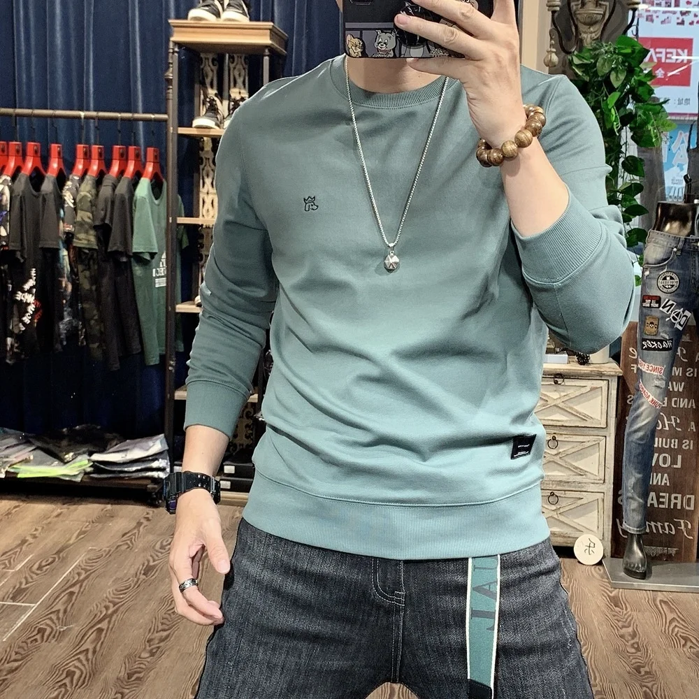 Men's Round Neck Hoodies 2023 Autumn New Embroidery Sweatshirts Men Korean Version Slim Fit Pullover Trendy Autumn Underlay
Men's Round Neck Hoodies 2023 Autumn New Embroidery Sweatshirts Men Korean Version Slim Fit Pullover Trendy Autumn Underlay