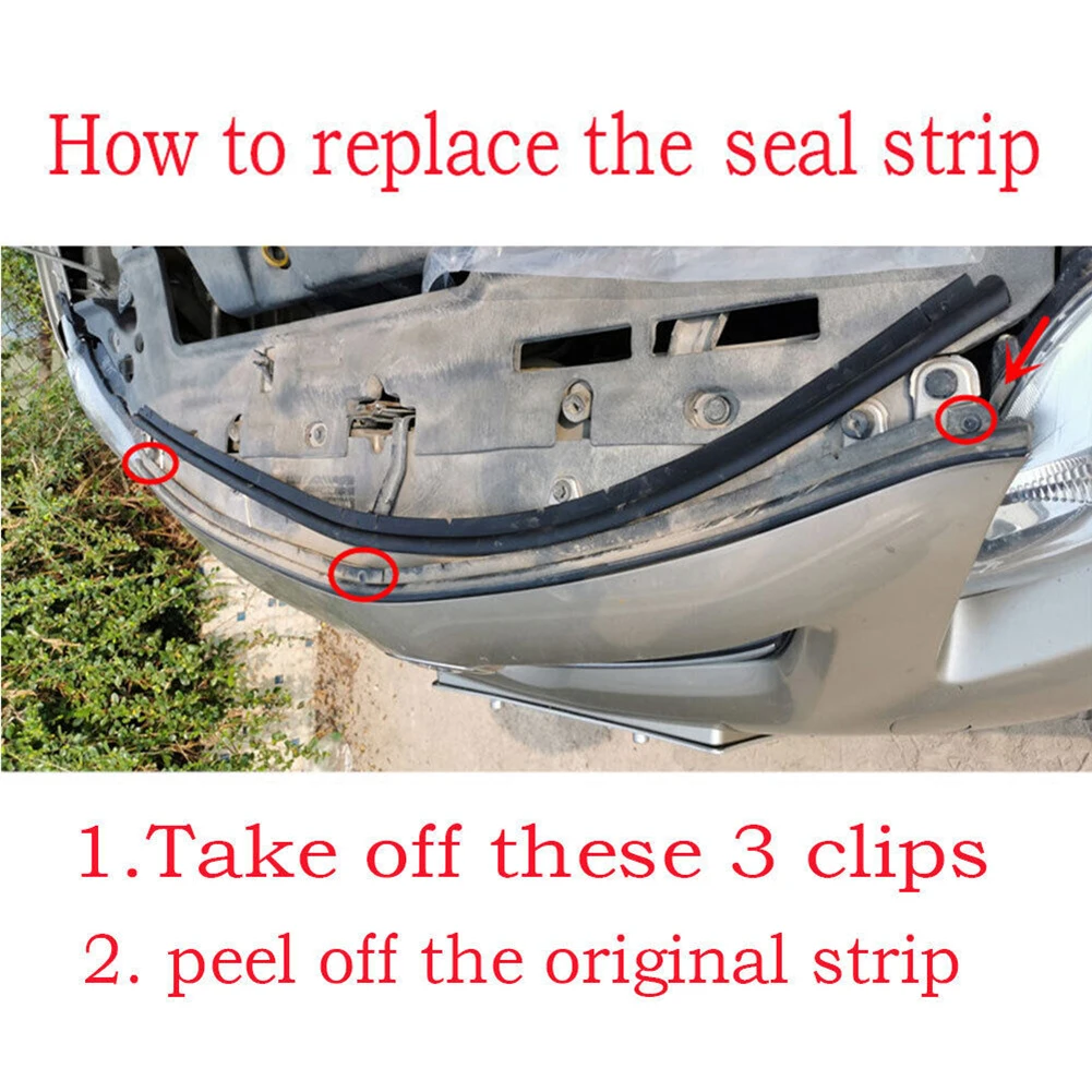Durable Hood Sealing Strip Rubber Waterproof Car Front Engine Clip-On For Corolla 2007-2013 For Corolla 2007-2013
Durable Hood Sealing Strip Rubber Waterproof Car Front Engine Clip-On For Corolla 2007-2013 For Corolla 2007-2013
