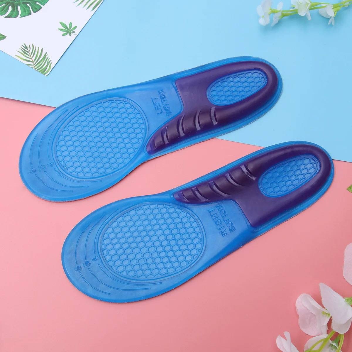 Silicone Insoles Shoe Pads for Walking Hiking Running Sports Absorbent Shoe Cushioning Massage Silicon Gel Insoles Size S
Silicone Insoles Shoe Pads for Walking Hiking Running Sports Absorbent Shoe Cushioning Massage Silicon Gel Insoles Size S