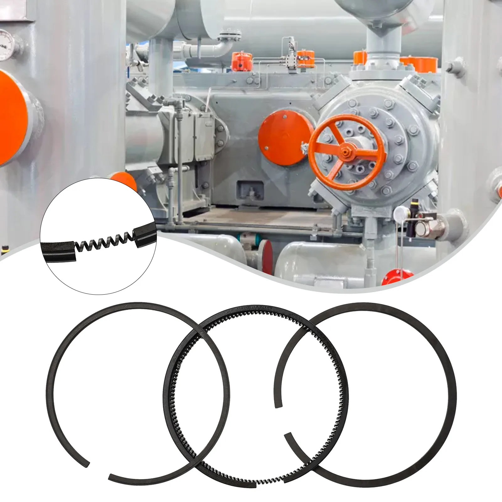 3pcs Air Compressor Piston Ring Pneumatic-Parts For 42/47/48/51/52/65/90/95/100mm Cylinder Hardware Pneumatic-Tools Parts
3pcs Air Compressor Piston Ring Pneumatic-Parts For 42/47/48/51/52/65/90/95/100mm Cylinder Hardware Pneumatic-Tools Parts