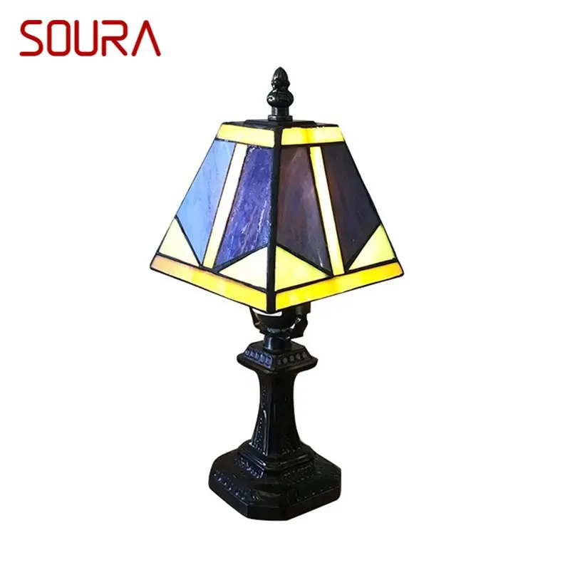 SOURA Tiffany Table Lamps Bedside Modern Creative Decoration LED Light For Home Indoor
SOURA Tiffany Table Lamps Bedside Modern Creative Decoration LED Light For Home Indoor