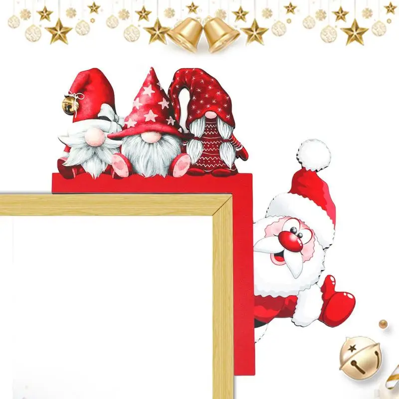 Door Frame Decor Santa Gnome Christmas Door Festival Ornament Wooden Cute Unique Frame Sign Corner Decoration For Living Rooms
Door Frame Decor Santa Gnome Christmas Door Festival Ornament Wooden Cute Unique Frame Sign Corner Decoration For Living Rooms