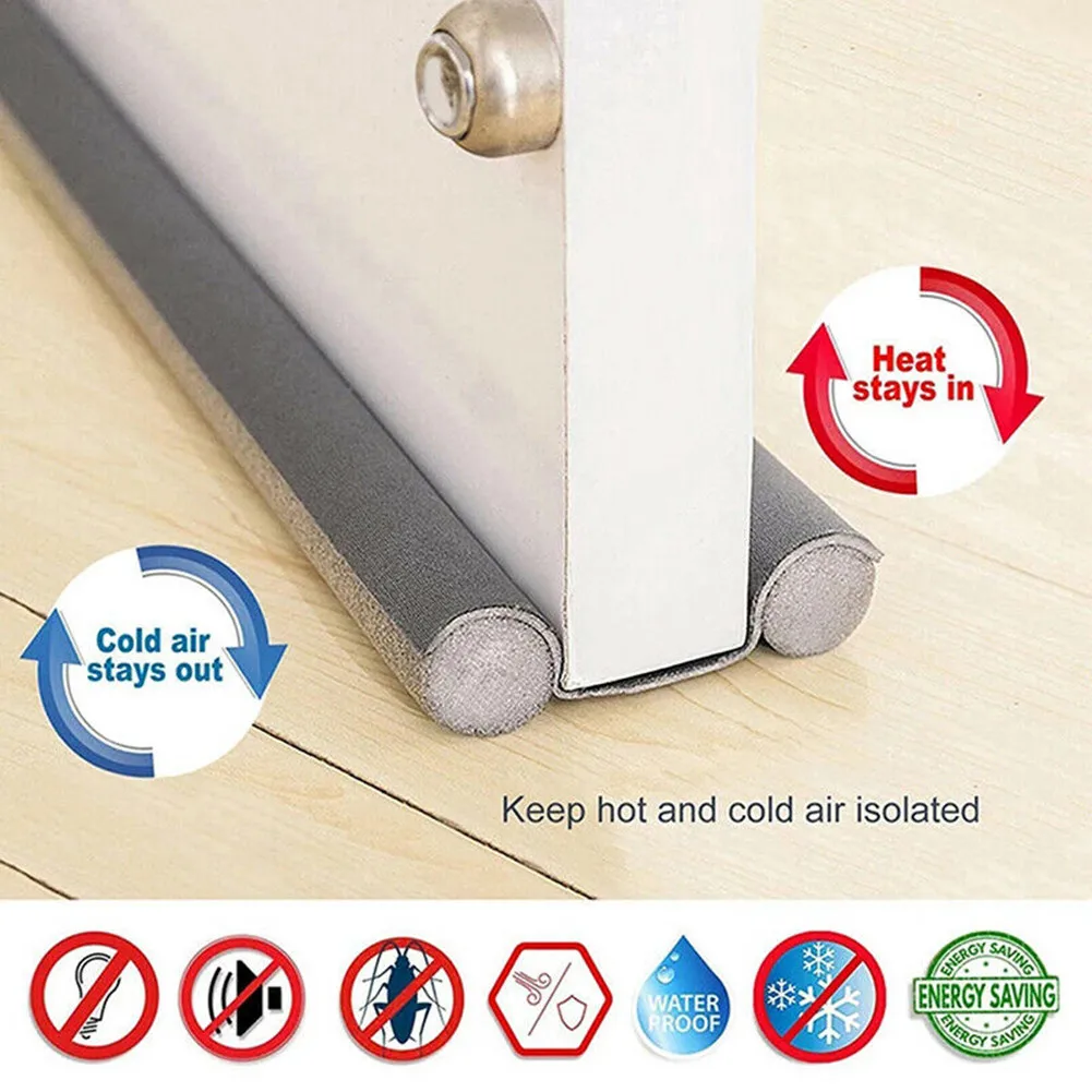 93x10cm Windproof Door Bottom Sealing Strip Door Draft Guard Bedroom Home Under Door Double Sided Excluder Insulation Soundproof
93x10cm Windproof Door Bottom Sealing Strip Door Draft Guard Bedroom Home Under Door Double Sided Excluder Insulation Soundproof
