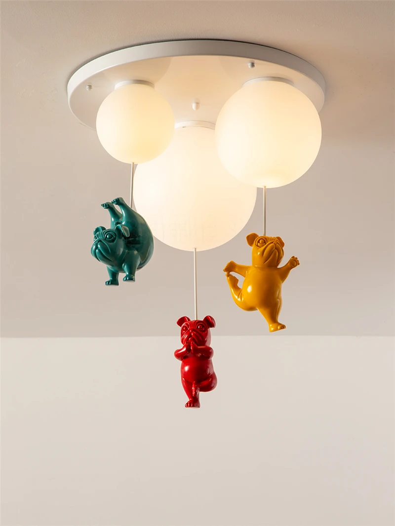 Tanie Nordic balon z postaciami z kreskówek lampa sufitowa kreatywny ciepły sklep