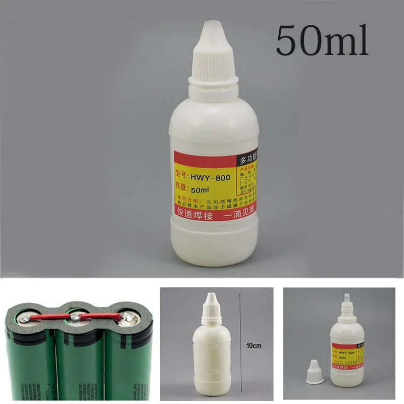 50ml Stainless Steel Flux Soldering Paste Liquid Solder Tool Quick Welding Non-toxic Environmentally Weld Aid For Metalworking
50ml Stainless Steel Flux Soldering Paste Liquid Solder Tool Quick Welding Non-toxic Environmentally Weld Aid For Metalworking