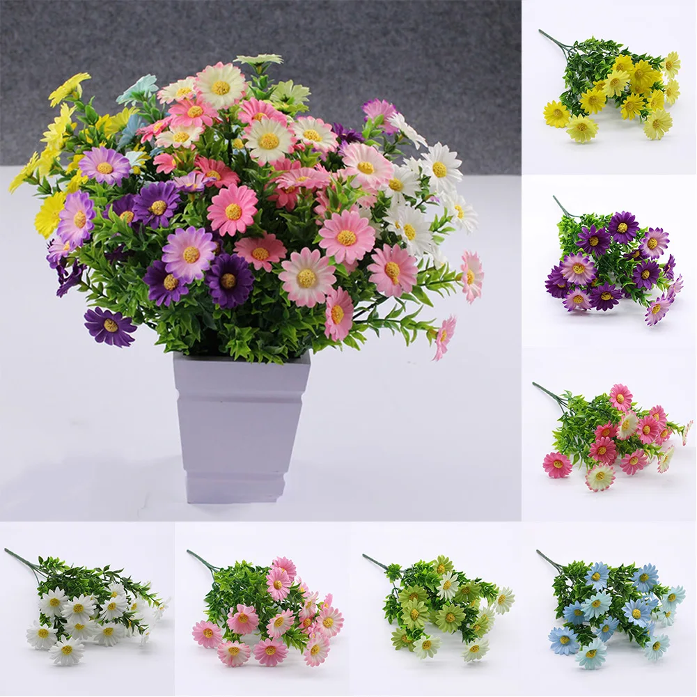 15 Artificial Daisy Simulation Flowers Bouquet Fake Plants For Party Wedding Garden Table Vase Decoration Non Fading Silk 36cm
15 Artificial Daisy Simulation Flowers Bouquet Fake Plants For Party Wedding Garden Table Vase Decoration Non Fading Silk 36cm