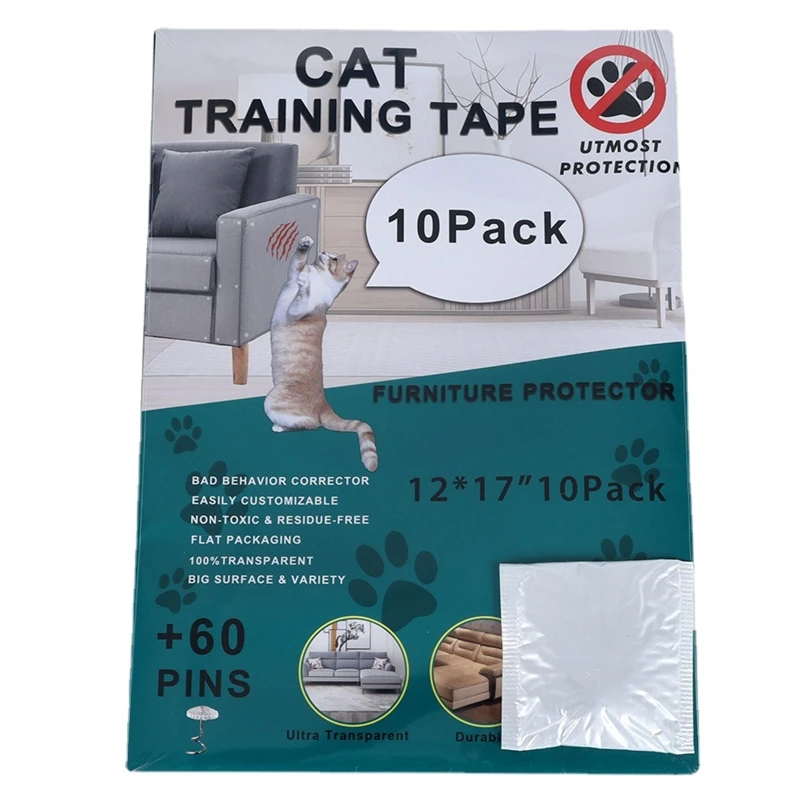 10-Pack для ленты для защиты от царапин для кошек, прозрачные щиты, защита для мебели от кошек, царапающих диван, против царапин
10-Pack для ленты для защиты от царапин для кошек, прозрачные щиты, защита для мебели от кошек, царапающих диван, против царапин