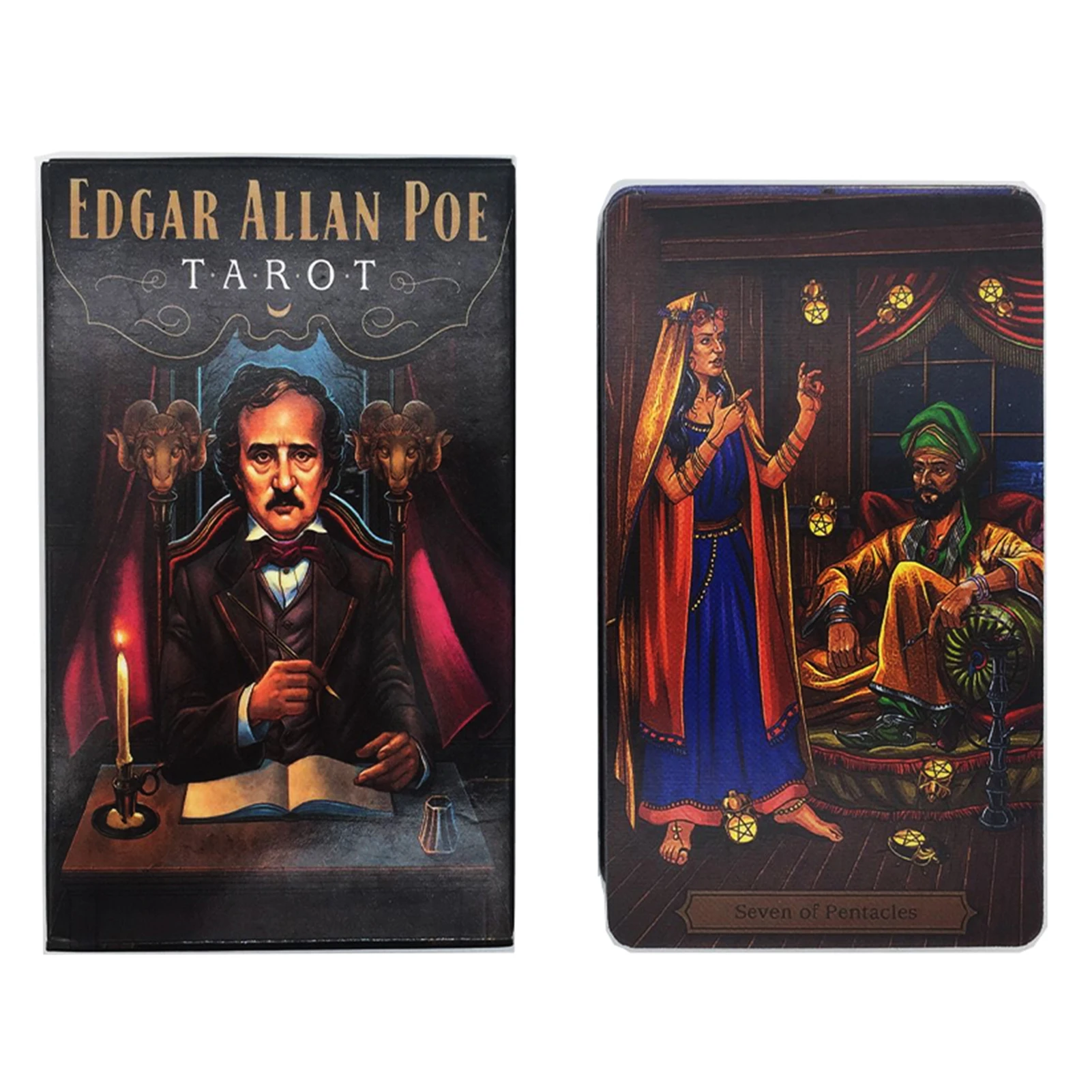 Edgar Allan Poe Fortune Telling Divination Tarot Deck Family Party Leisure Table Edgar Allan Poe Tarot Cards Fortune Tell Game 
Edgar Allan Poe Fortune Telling Divination Tarot Deck Family Party Leisure Table Edgar Allan Poe Tarot Cards Fortune Tell Game