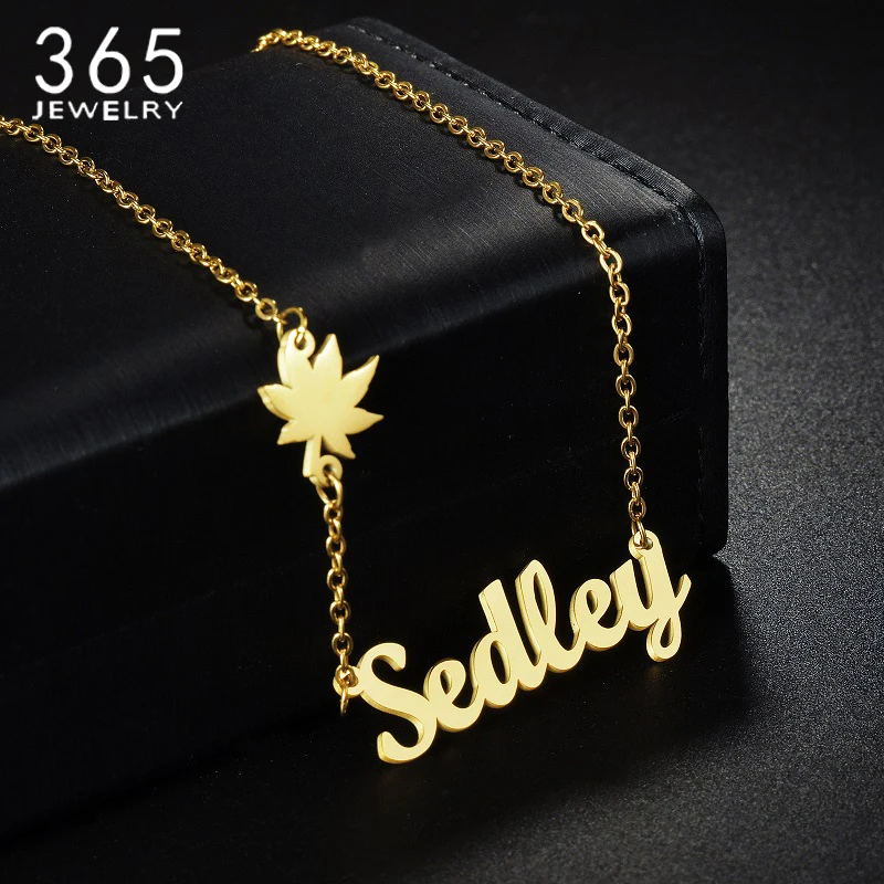 Custom Name Necklace Special Maple Leaf Personalized Stainless Steel Nameplate Party Necklace Women Girl Jewelry Birthday Gift
Custom Name Necklace Special Maple Leaf Personalized Stainless Steel Nameplate Party Necklace Women Girl Jewelry Birthday Gift