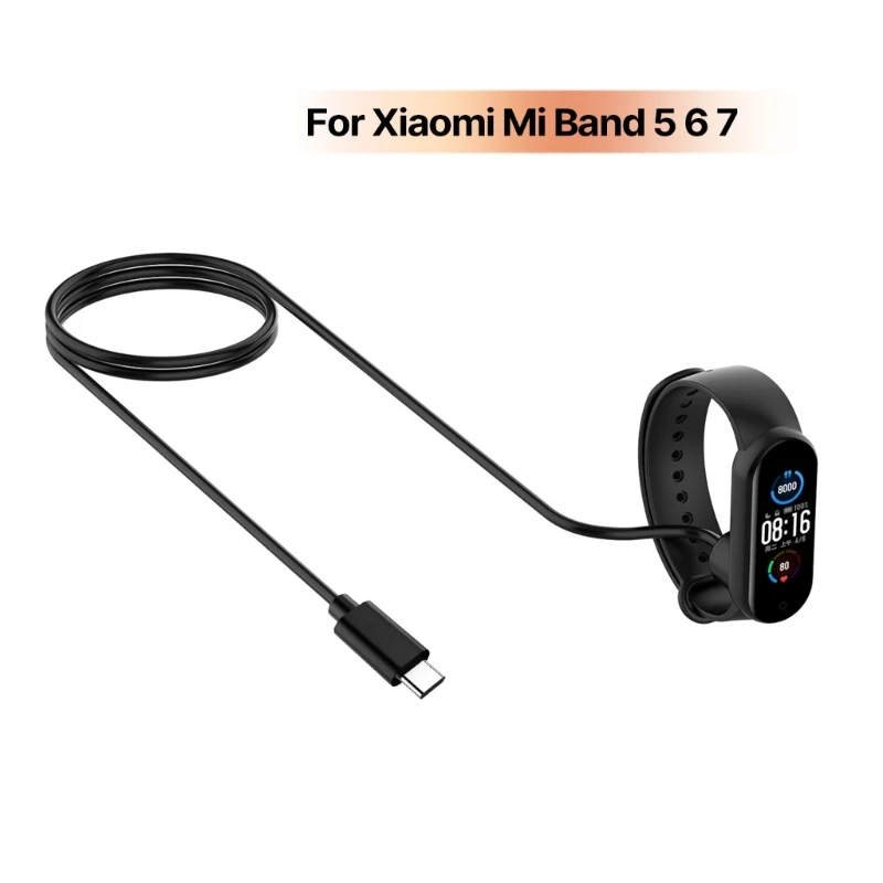 

Зарядное устройство, адаптер питания для браслета Xiaomi Mi Band 5 6 7 5NFC 6NFC, магнитный USB-кабель для быстрой зарядки, шнур, док-станция, провод