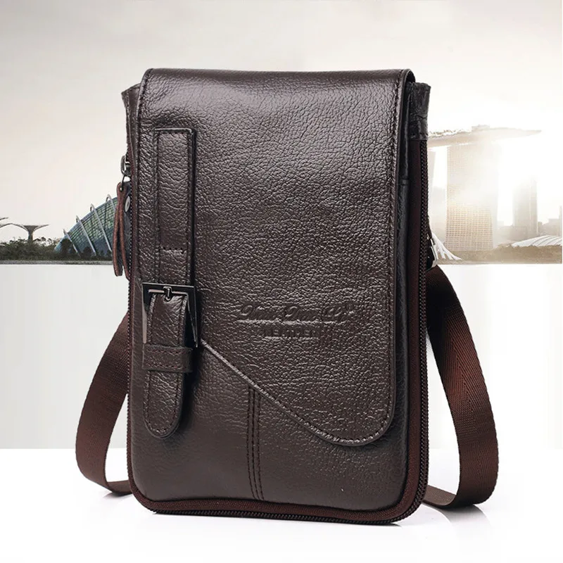 Genuine Leather Mini Shoulder Bag For Men Business Crossbody Bag Cowhide Men Handbag Mobile Phone Bag Male Casual Messenger Bag
Genuine Leather Mini Shoulder Bag For Men Business Crossbody Bag Cowhide Men Handbag Mobile Phone Bag Male Casual Messenger Bag