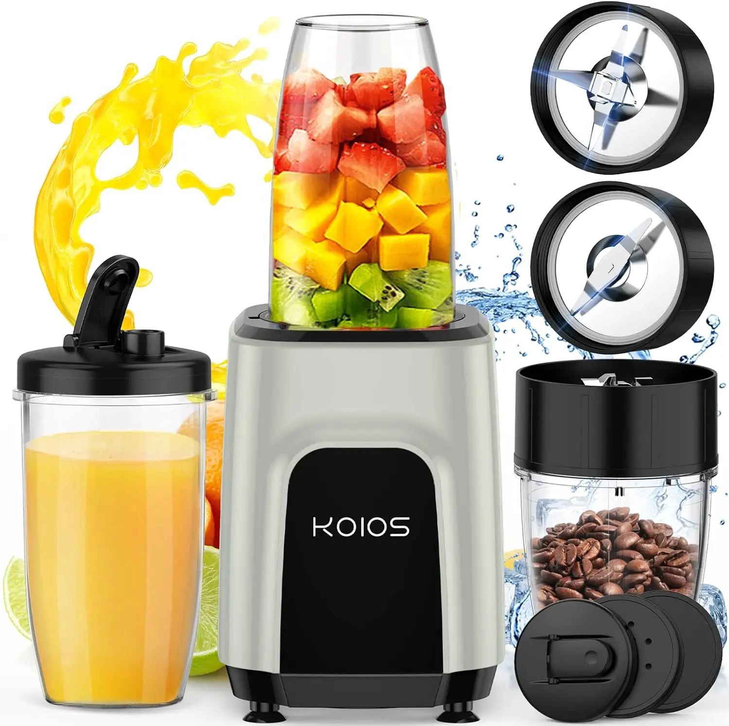 KOIOS 900W Countertop Blenders to Make Shakes and Smoothies Protein Drinks Baby Food Nuts Spices, Beans Grinder
KOIOS 900W Countertop Blenders to Make Shakes and Smoothies Protein Drinks Baby Food Nuts Spices, Beans Grinder